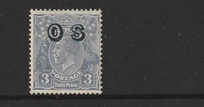 STAMPS AUST KGV 3d  BLUE