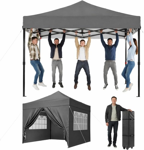 3x3m 3x6m pop gazebo - up,