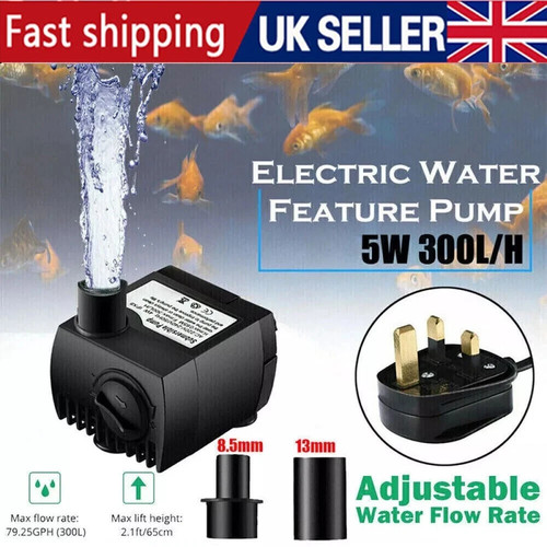 Electric water feature - water, pump