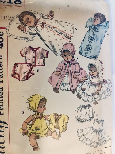 Vtg simplicity 3218 tiny - `60,