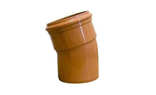 110mm single elbow bend - 110mm,