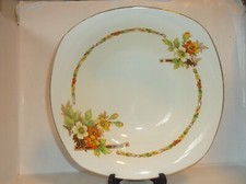 Vintage Staffordshire Midwinter Art Deco Floral Pattern Serving Bowl 1940's/50's