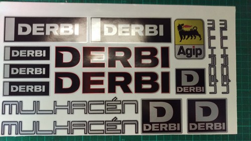 Derbi mulhacen stickers - mulhacen,
