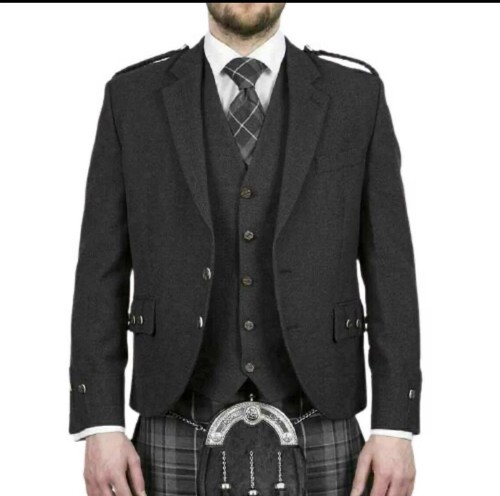 Men scottish charcoal grey - men’s,