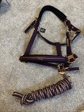 Stunning BNWT Eskadron Headcollar & Leadrope Set - Full Size