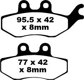 Ebc brake pad sfa series - ebc,