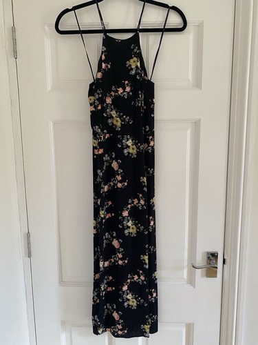 Topshop floral black midi - topshop,