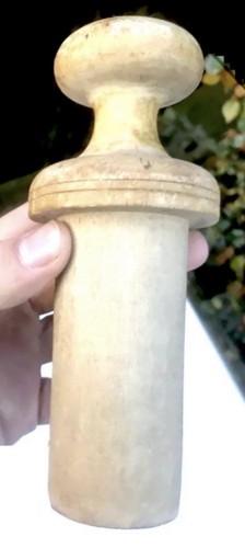 Oak wooden antique rock salt - rock,