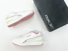 Vintage Reebok G-Unit G6II White Pink Leather Sz 7 Women/5.5 Men Shoes 50Cent.