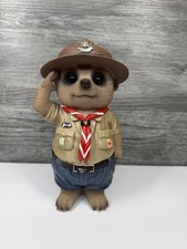 unboxed Vivid Arts Meerkat Boy Scout Resin Ornament home or garden meerkat pets