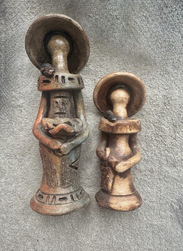 Tribal style figurines pair - figurines,,