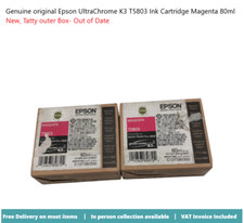 Genuine Original Epson UltraChrome K3 T5803 Ink Cartridge Magenta 80ml C13T58030