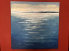 Calm Reflections By Adelene Fletcher Original Oil Seascape Large Painting