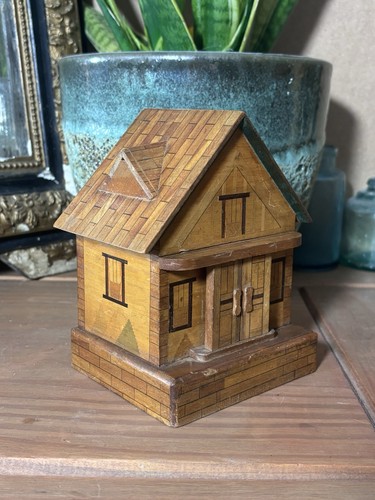 Vintage wooden cottage money - vintage,