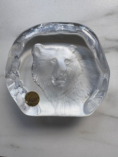 Vintage lead crystal ecthed - vintage,