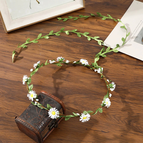 Bohemian rattan garland flower - bohemian,