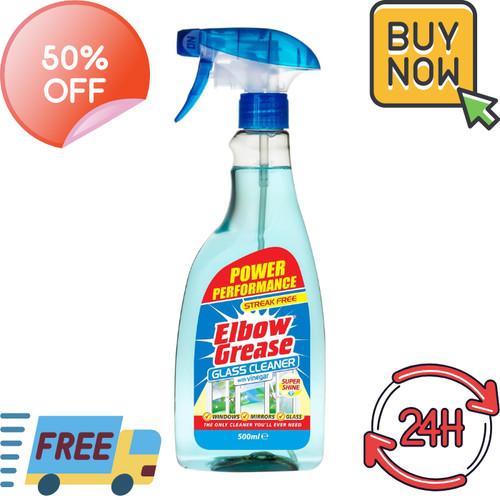 Elbow grease glass cleaner - elbow,