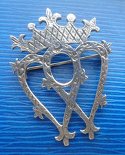 Silver iona luckenbooth brooch - iona,