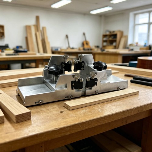 Fret slotting jig precision - fret,