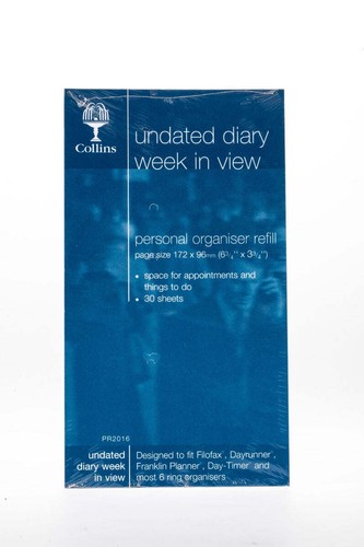 Personal organiser weekly - organiser,