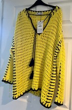 BNWT ZARA YELLOW KNIT SWEATER
