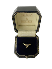 Celtic Infinity Knot Ring 9ct Gold Trinity Knot Vintage Celtic Ring - Size Q 1/2