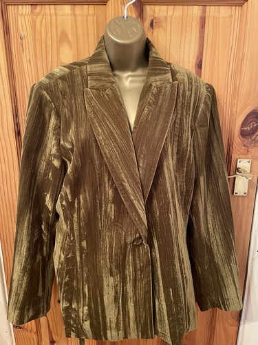 River island lined gold green - island,