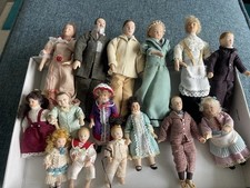 Victorian Family of Dolls House Dolls 15 Pieces