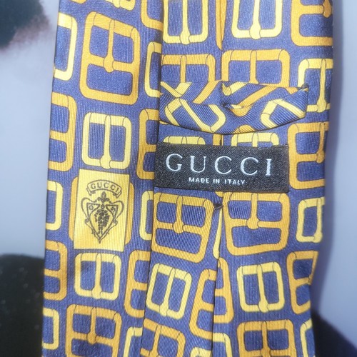 Gucci buckle blue - 56, in.