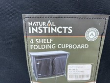 Portable Folding Camping Cupboard Kitchen Table Storage Unit