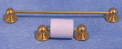 Towel rail toilet roll - towel,
