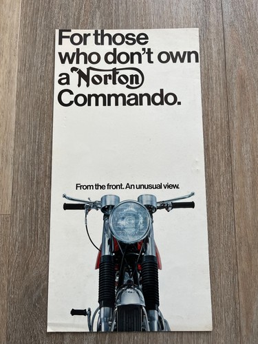 1960s norton commando brochure