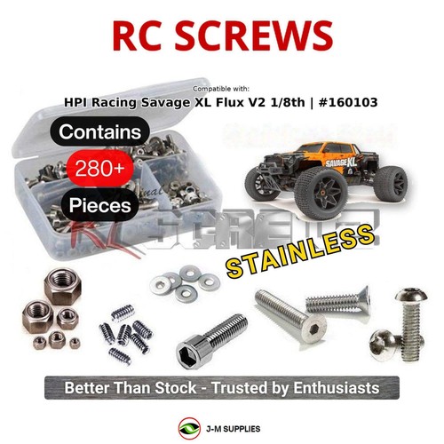 Rcscrewz stainless screw kit - stainless,