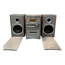 JVC UX-HB4 Micro Component System DAB With Speakers Fully Working CD Tape Radio 