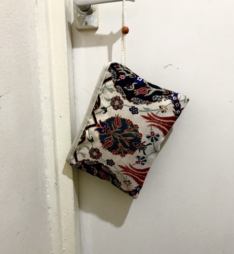 Gobelin tapestry clutch bag