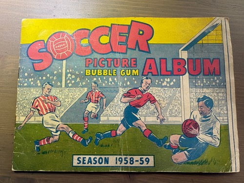 Vintage soccer picture - soccer, bubble