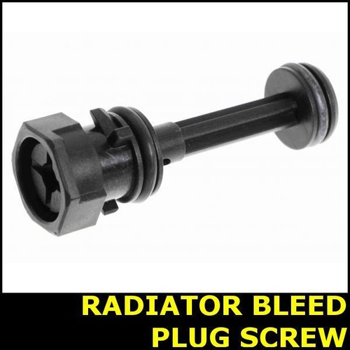 Radiator bleed plug screw - radiator,