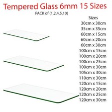 Clear tempered glass - glass, shelf