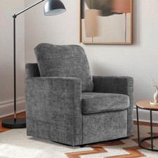 Chenille Swivel Accent Chair