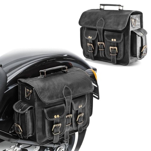 Motorcycle saddle side bag - saddle,