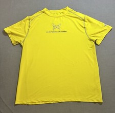 TAPOUT COMPRESSION  AN EXPRESSION OF COMBAT SHIRT MENS XXL YELLOW SHORT SLEEVE.