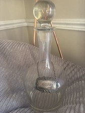 Vintage Glass Sherry Decanter