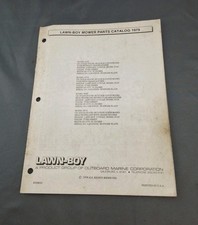 1979 LAWN-BOY MOWER PARTS CATALOG - MODELS 4550, 4570, 8650, 8670