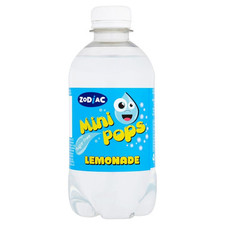 Zodiac Mini Pops Lemonade Bottle 330ml 6 Pack - 6 x 330ml Bottles