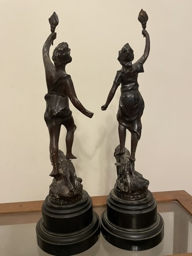 Antique french spelter - french,