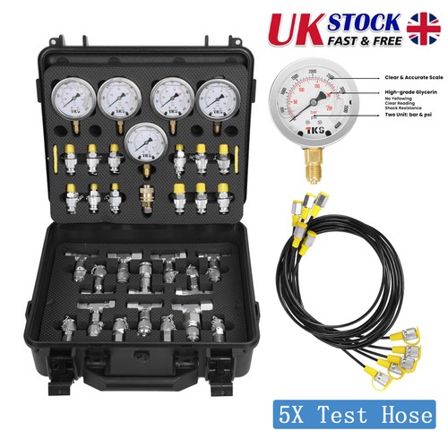 Hydraulic pressure test kit - pressure,