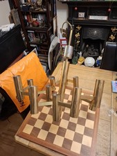 Vintage MCM Mid Century 12 Arm Brass Chandelier Gaetano Sciolari for Boulanger