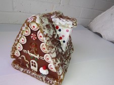 1.2Kg Gingerbread House CANDLE Vintage Christmas ornament 14 x 12 x 12  cm