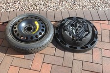 VAUXHALL ASTRA WHEEL Mk5 Steel Space Saver 5-Bolt Firestone Genuine GM With KIT