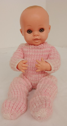 Vintage baby doll with - baby, sleep